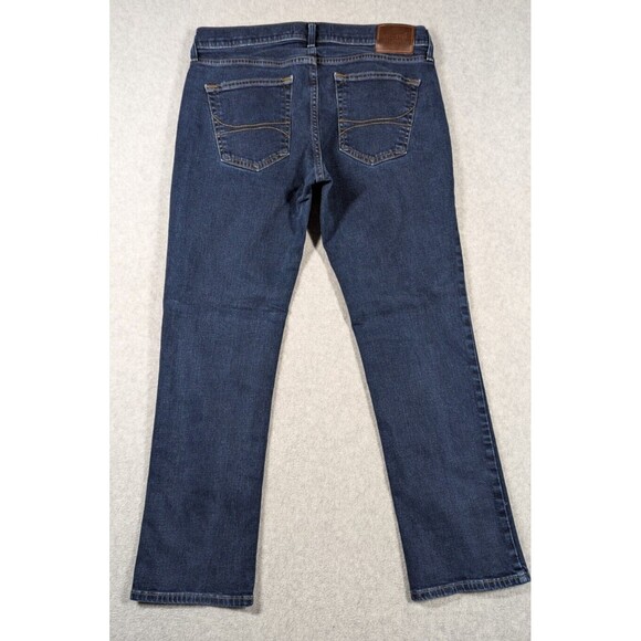 HOLLISTER Men‎ Jeans 34x28 Slim Straight Epic Flex Preppy Dark Wash Denim - Picture 2 of 10
